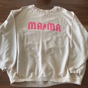Womens ribbed crewneck